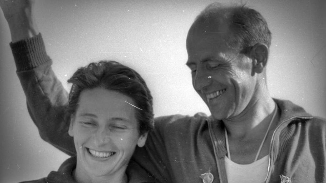 Dana Zátopková a Emil Zátopek