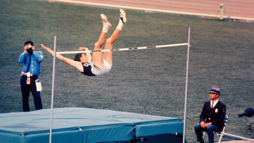 Skokan do výšky Dick Fosbury