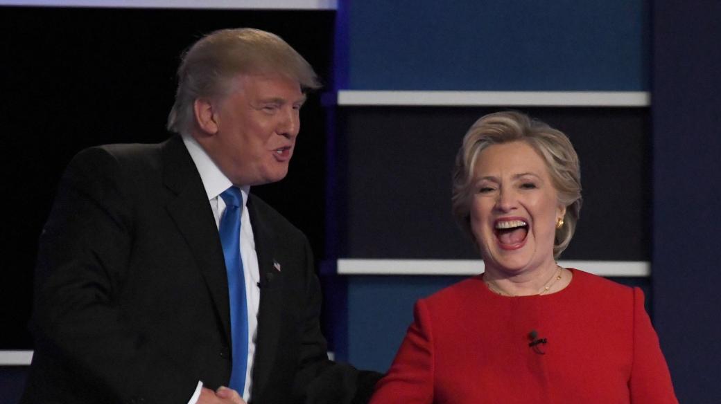 Donald Trump a Hillary Clintonová v roce 2016