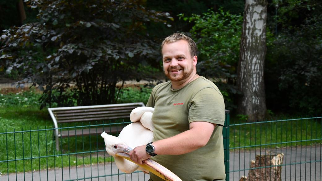 Michal Kratochvíl, chovatel z rajonu ptáků jihlavské zoo