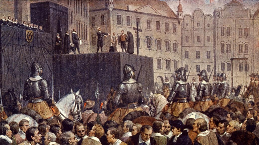 Poprava 27 českých pánů na Staroměstském náměstí roku 1621