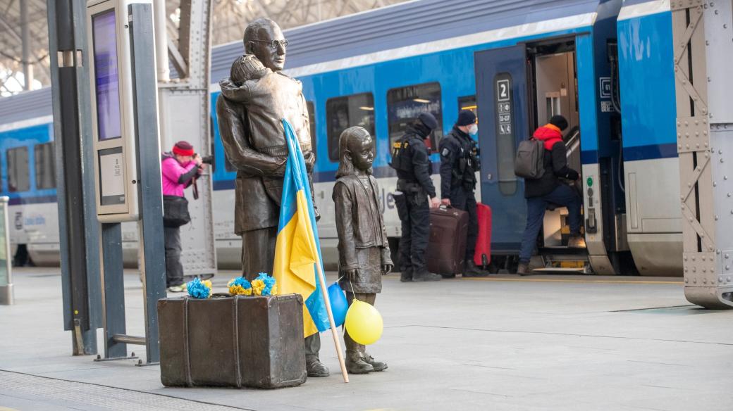 Ukrajinští uprchlíci (ilustrační foto)