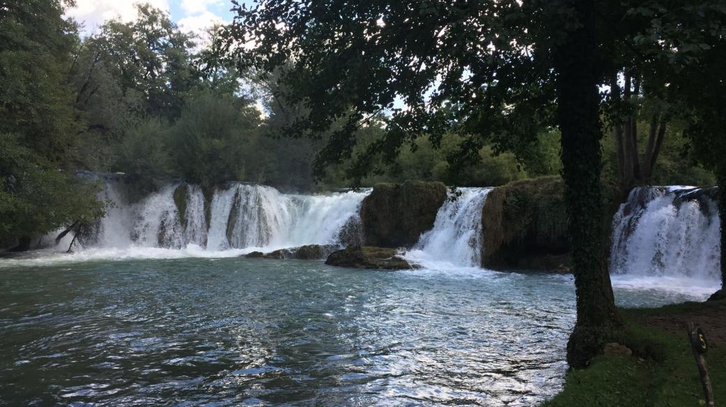 Vodopády Rastoke v Chorvatsku