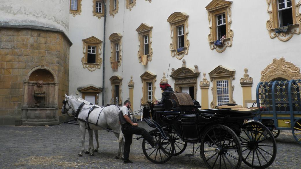 Z natáčení pohádky Tajemství staré bambitky na Lemberku