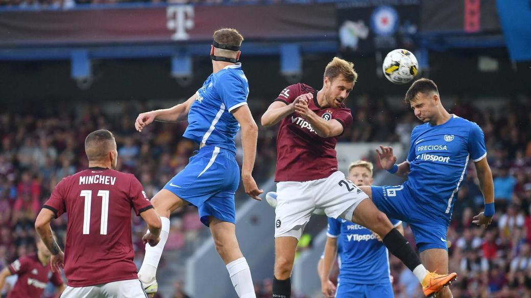 Z utkání Fortuna ligy Sparta vs. Liberec (31. července 2022)