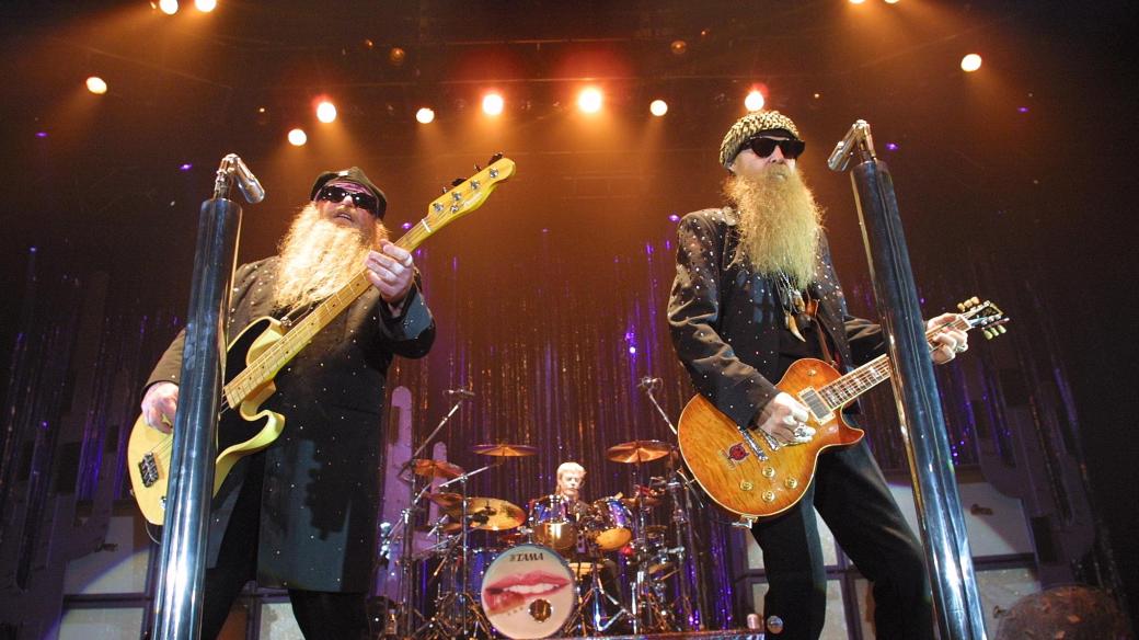 Kapela ZZ Top na snímku z roku 2002