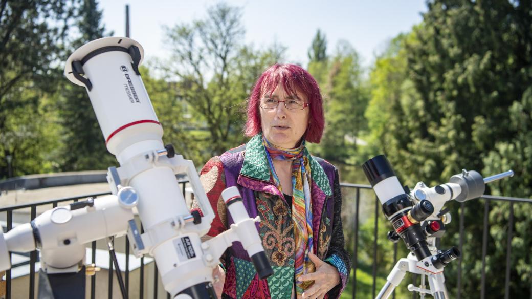 Jana Tichá, astronomka, ředitelka Hvězdárny a planetária v Českých Budějovicích s observatoří na Kleti