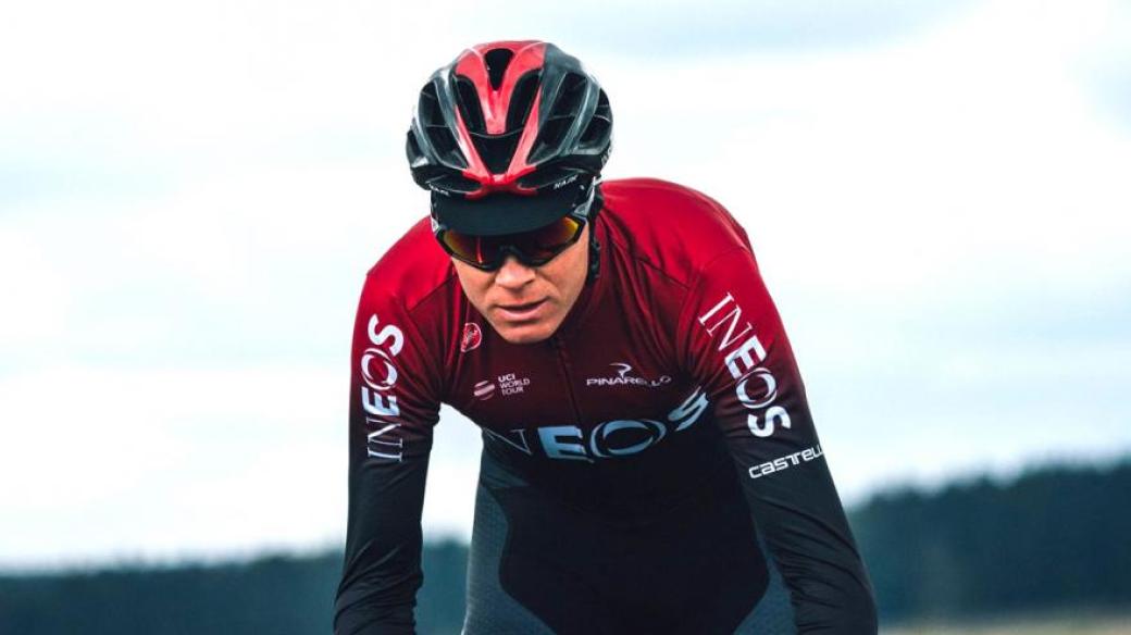 Cyklista Chris Froome