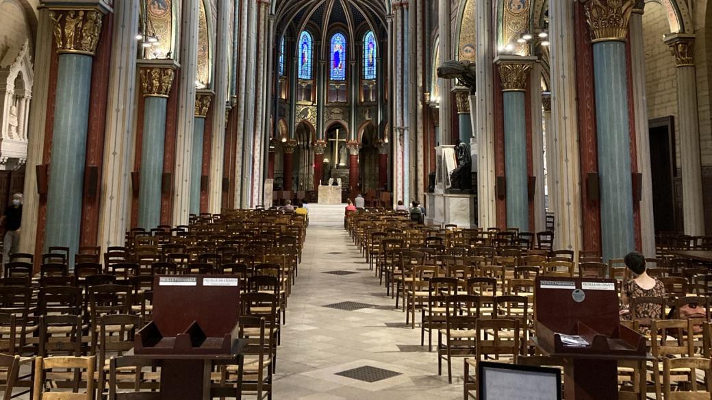 Klášter Sain-Germain-des-Pres, kde bude mít Belmondo v pátek zádušní mši