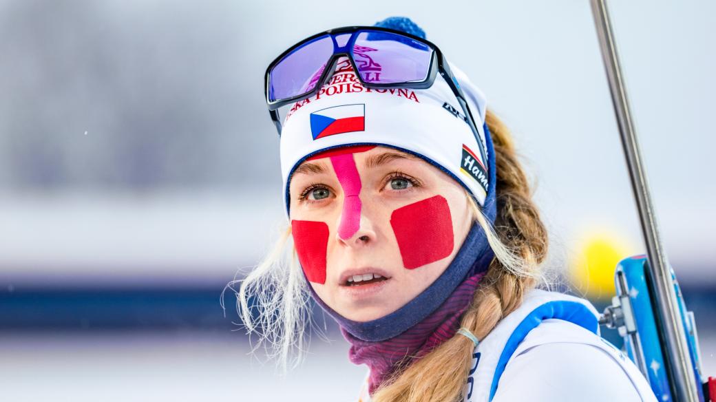 Česká biatlonistka Markéta Davidová