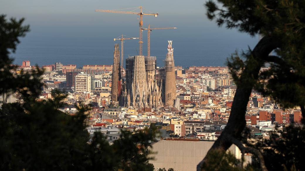 Barcelonská katedrála Sagrada Familia