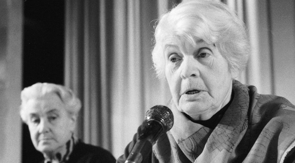 Vnučky T. G. Masaryka Herberta (vlevo) a Anna