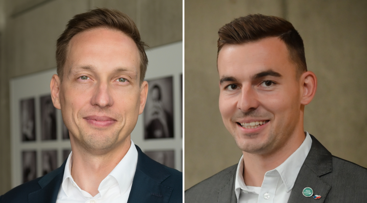 Karel Dvořák (STAN) a Libor Vondráček (za SPD, Svobodní)