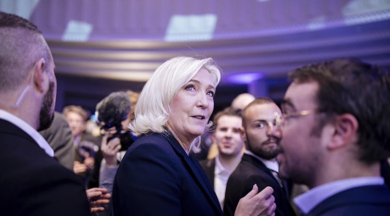 Francouzská krajně pravicová politička Marine Le Penová