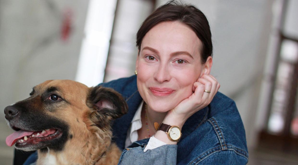 Anna Prášilová Fialová a pes Huba