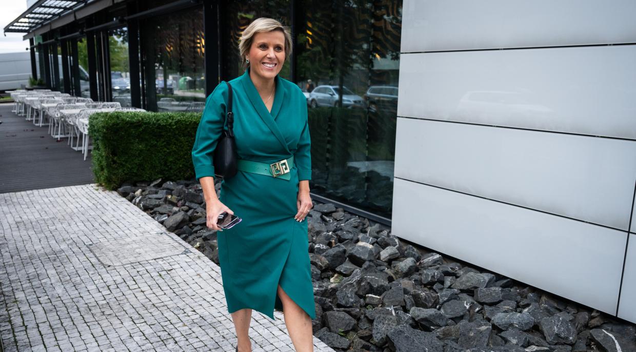 Jana Mračková Vildumetzová přichází do volebního štábu hnutí ANO