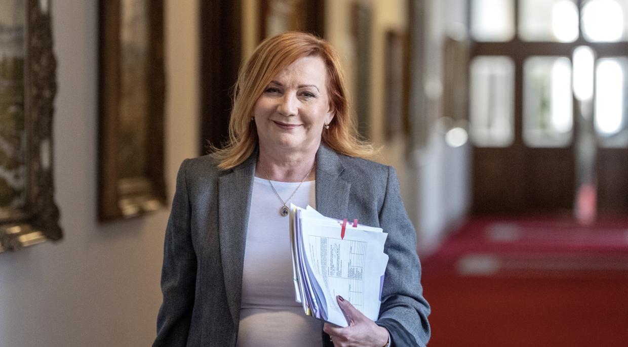 Ministryně financí Alena Schillerová (ANO)