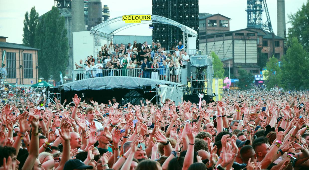 Publikum festivalu Colours of Ostrava 2026