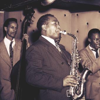 Charlie Parker, Tommy Potter, Miles Davis a Duke Jordan