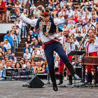 Mezinárodní folklorní festival Strážnice, tanečník Martin Pelikán