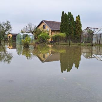 Zatopená zahrada manželů Tylečkových