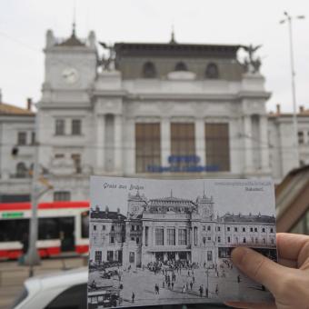 Budově brněnského hlavního nádraží chybí druhá věž
