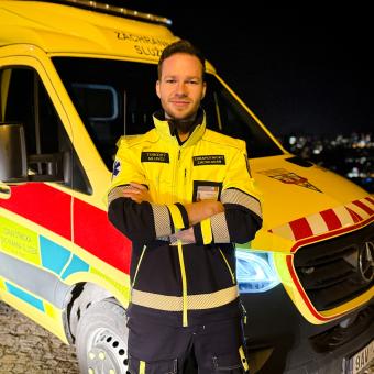 Karel Kirs na nočním výjezdu záchranářů