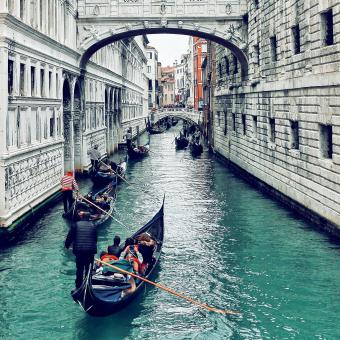 Gondola, Benátky, Kanály, Itálie