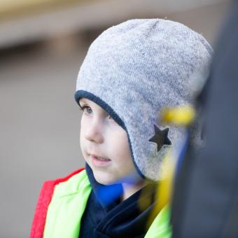 Ukrajinští uprchlíci na Matějské pouti.