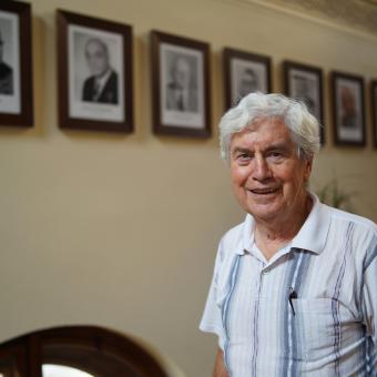 Jiří Grygar v dobrém rozpoložení