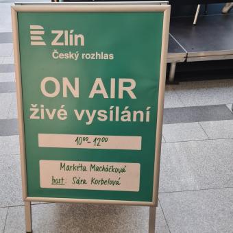Zlín Film Festival 2026, mobilní studio Českého rozhlasu Zlín v OC Zlaté jablko