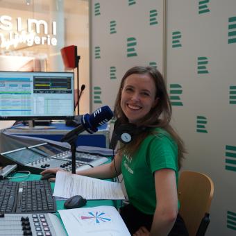 Zlín Film Festival 2026, mobilní studio Českého rozhlasu Zlín v OC Zlaté jablko, moderátorka Kristýna Fuksová
