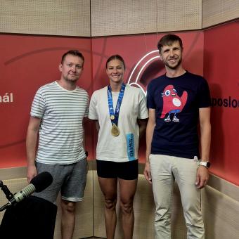 Seemanová: Medaile je krásná, ale zaplavaný čas je pro mě cennější. Teď si užívám, že nemusím nic