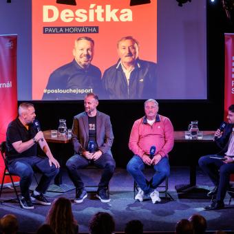 V Olomouci se v Desítce Pavla Horvátha řešilo tmelení kolektivu, srdcaři i utkání proti Barceloně