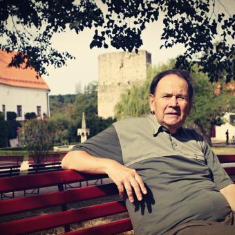 Básník Jiří Kuběna, hrad Bítov (2016)