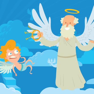 Se zlobivými dětmi bude mít svatý Petr hodně práce