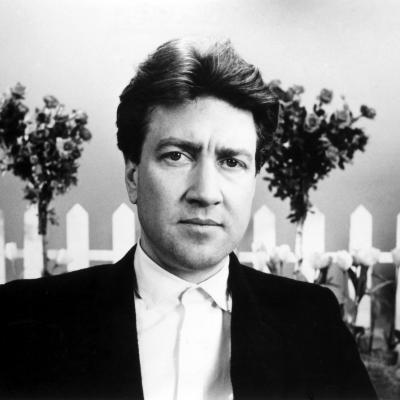 David Lynch během natáčení snímku Modrý samet (Blue Velvet, 1986)