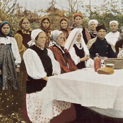 Svatba v Rusku, 1900