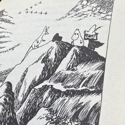 Muminci a čarodějův klobouk. Knižní ilustrace Tove Janssonové