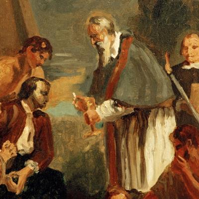 Eugène Delacroix: kopie obrazu Jacoba van Oosta