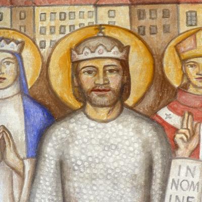 Sv. Ludmila a  sv. Václav