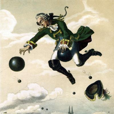 Baron Prášil bavil přátele neuvěřitelnými historkami, například o svém letu na dělové kouli