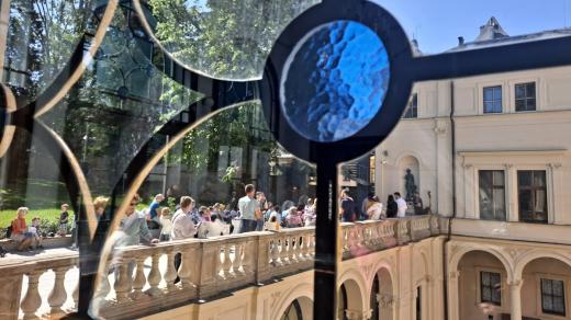 Snímek ze slavnostního otevření Liebiegova paláce v Liberci po jeho rozsáhlé rekonstrukci