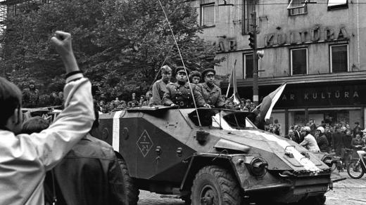 21. srpen 1968 na Václavském náměstí