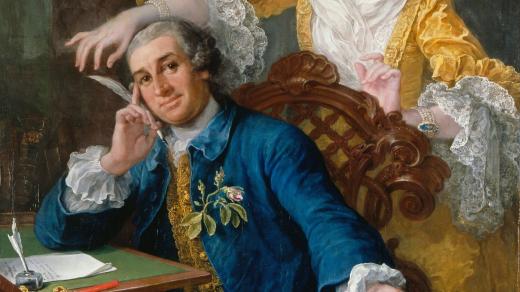William Hogarth: David Garrick a jeho žena Eva-Maria Veigel