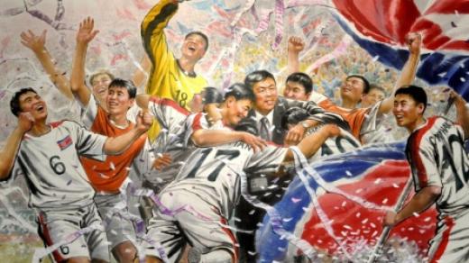 Ro Ju-dam, Vítězi, 2009, korejská malba