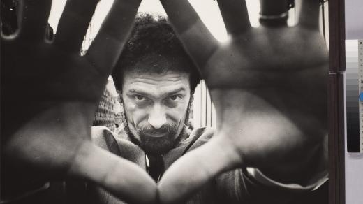 Adolf Vrhel: Portrét zpěváka Waldemara Matušky (1967)