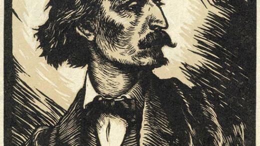 Josef Mánes, dřevoryt od T. F. Šimona