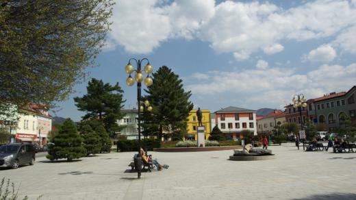 Náměstí v Rožnově pod Radhoštěm