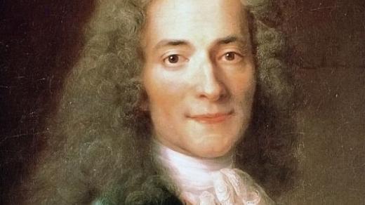 Voltaire na portrétu Nicolase de Largillierre